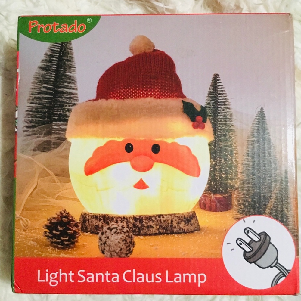 Protado Light Santa Claus Lamp 8 1/2 x 8 1/2